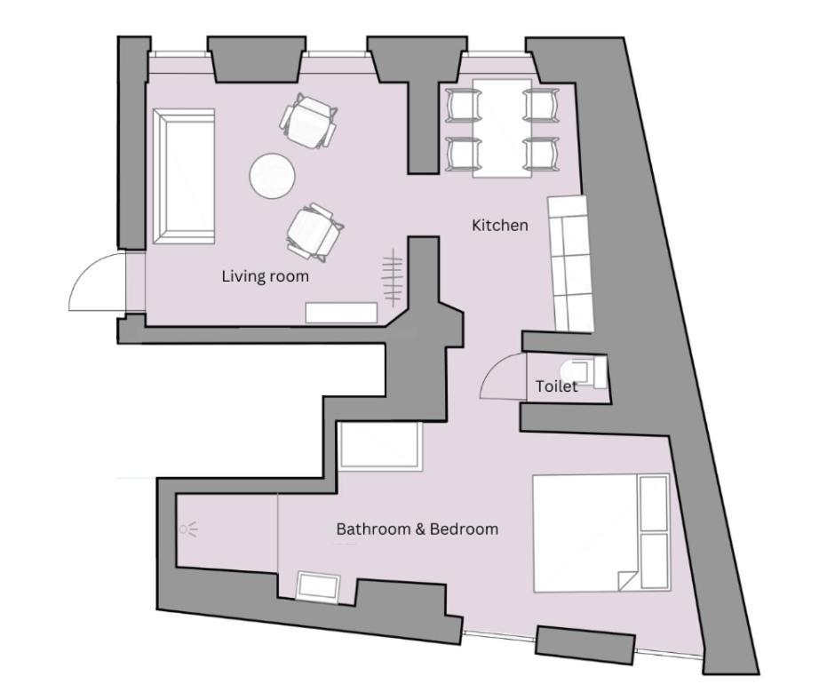 Charming 45M2 Apartment In Heart Of Грац Екстер'єр фото